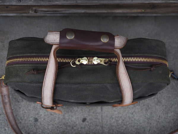 Mix and Match Briefcase in Heavy Olive
