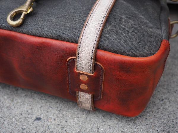 Mix and Match Briefcase in Heavy Olive