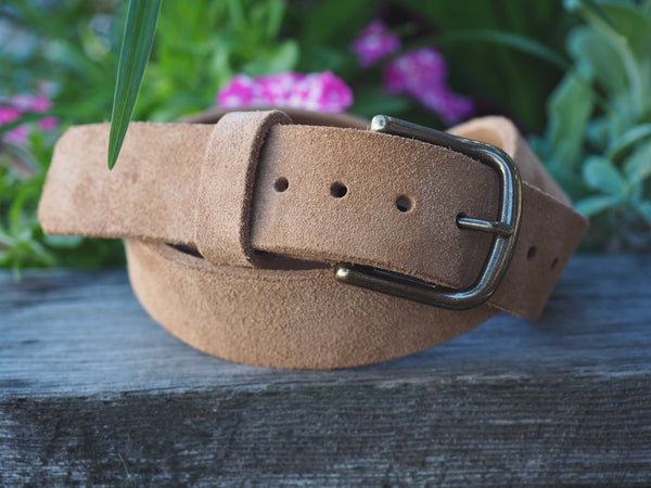 Rough Out Horween Mechanical Belting Leather Belt