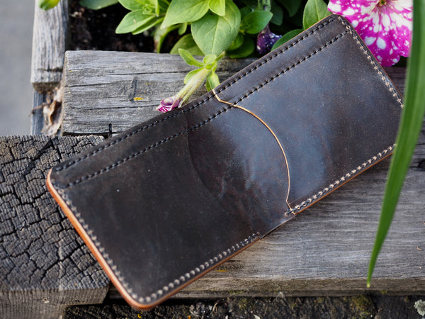 Tumbled Brown Shell Cordovan Wallet