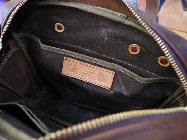 Executive Small Briefcase in Ranger Tan/Urban Brown Phoenix