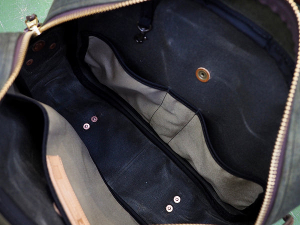 Mix and Match Briefcase in Heavy Olive