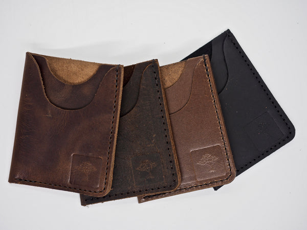 Minimalist Front Pocket Wallet in Snuff Mohawk Charles F Stead Leather