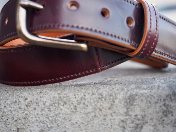 Horween Color 8 Shell Cordovan Belt
