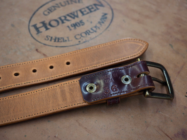 Horween Color 8 Shell Cordovan Belt