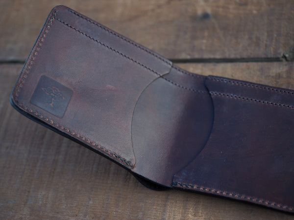 Standard Wallet in Pecan American Bison